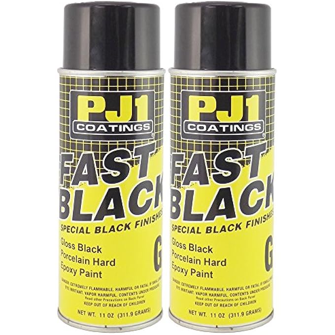 16-GLS-2PK GLOSS BLACK EPOXY SPRAY PAINT, 22 OZ, 2 PACK